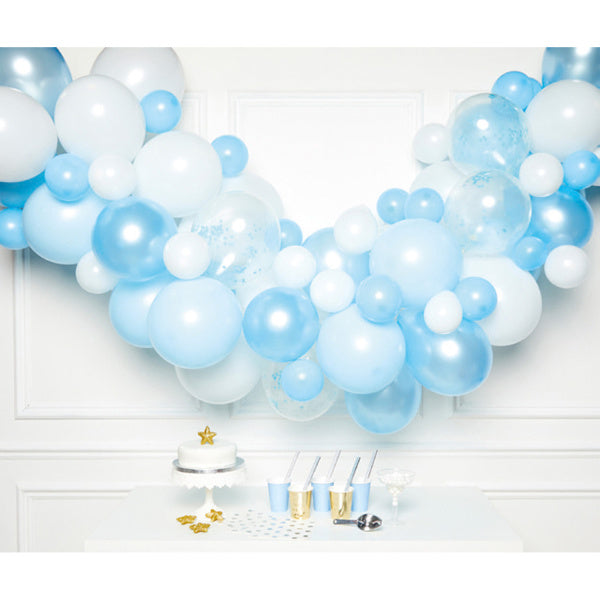 Arche de ballons Bleu clair Blanc