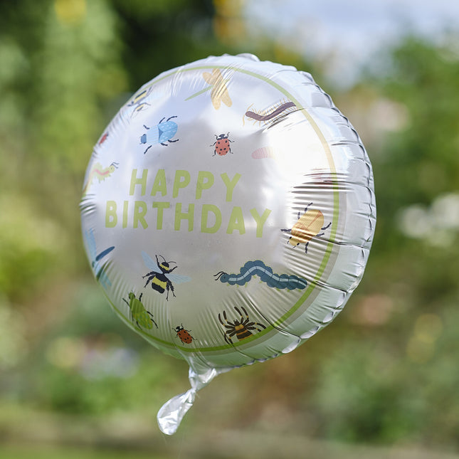 Bon anniversaire Ballon à l'hélium insecte vide 43cm