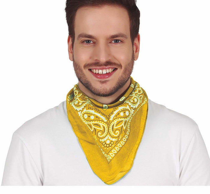 Foulard jaune Bandana