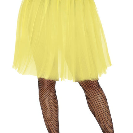 Tutu jaune pour dames 60cm