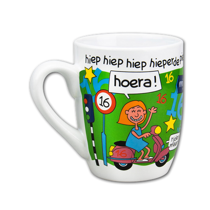 Mug 16 ans 12cm