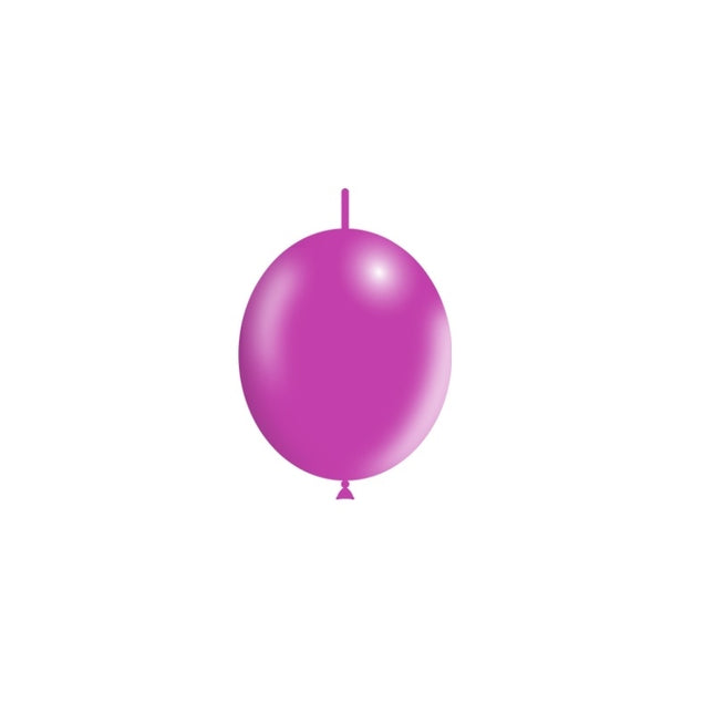 Ballons boutons fuchsia 15cm 100pcs