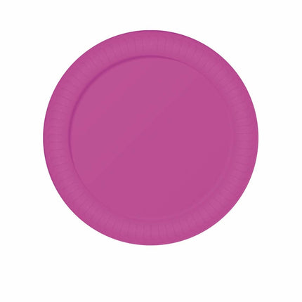 Assiettes Fuchsia 23cm 6pcs