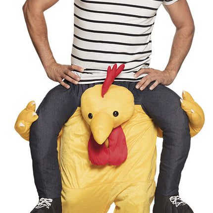 Le costume de poulet me porte