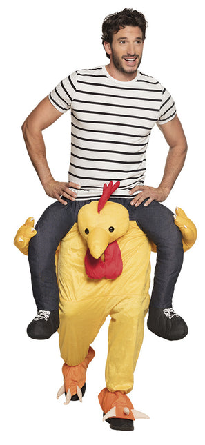 Le costume de poulet me porte