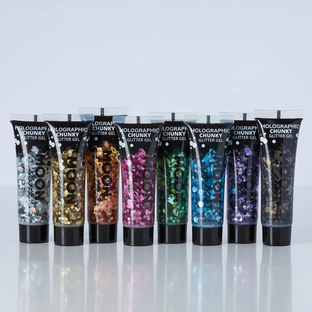 Moon Glitter Gel pailleté holographique noir 12ml