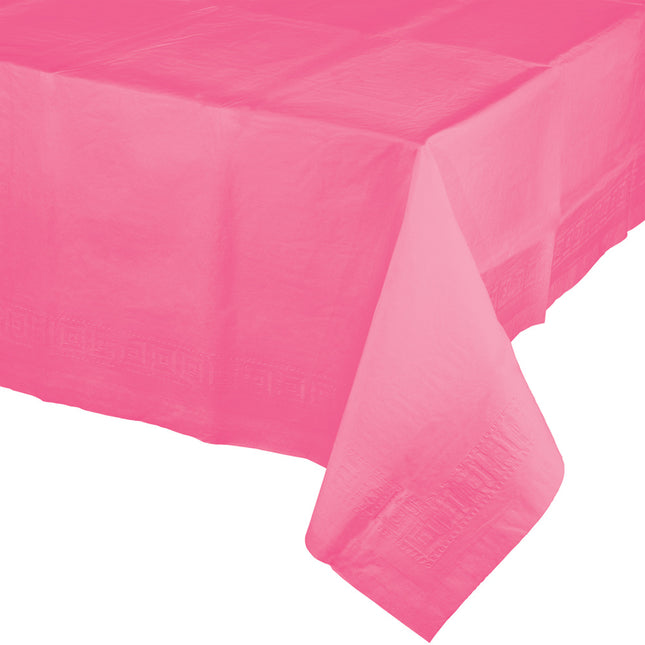 Nappe rose en plastique 2.74m