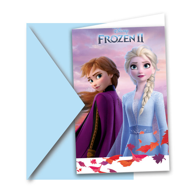 Frozen 2 Invitations 14cm 6pcs