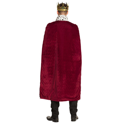 Manteau du roi Bordeaux 1.4m