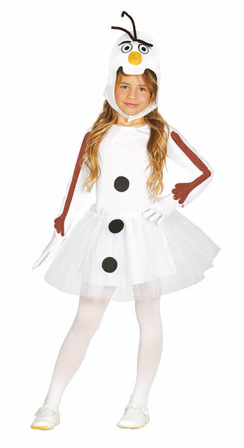 Robe bonhomme de neige fille