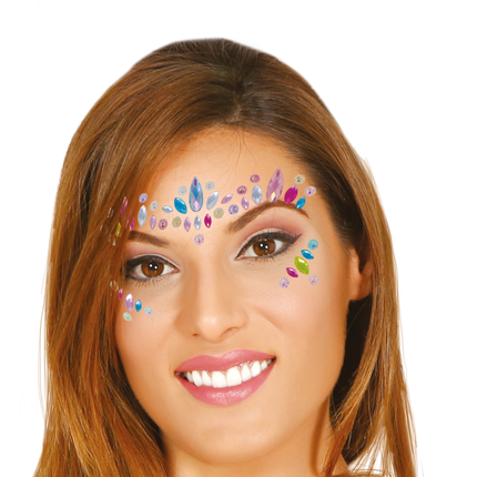 Diamants faciaux multicolores