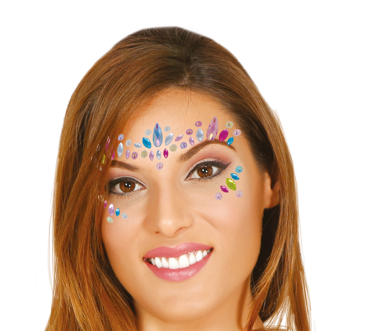 Diamants faciaux multicolores