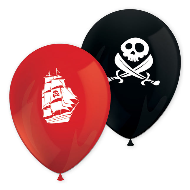 Ballons Pirate 8pcs