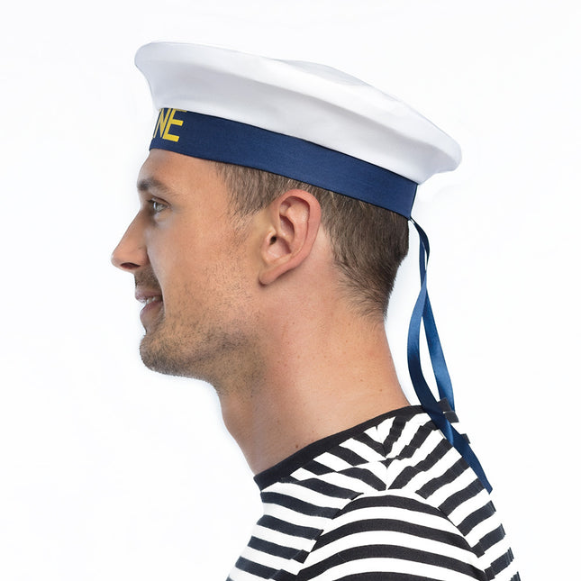 Casquette marine de luxe