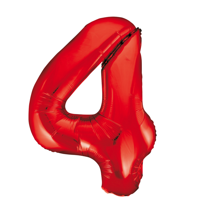 Ballon de baudruche Figure 4 Rouge XL 86cm vide