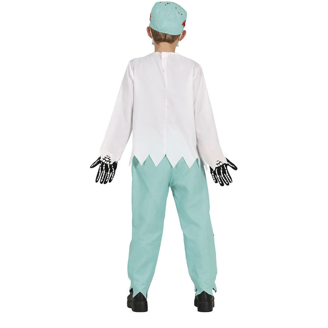 Costume d'Halloween Médecin Enfant Sang