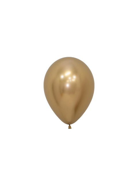 Ballons Reflex Gold 12cm 50pcs