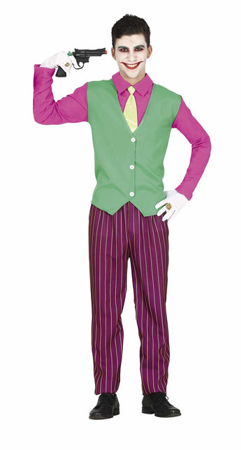 Costume de Joker enfant rose