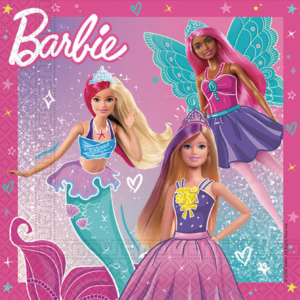 Serviettes Barbie Fanatasy 33cm 20pcs