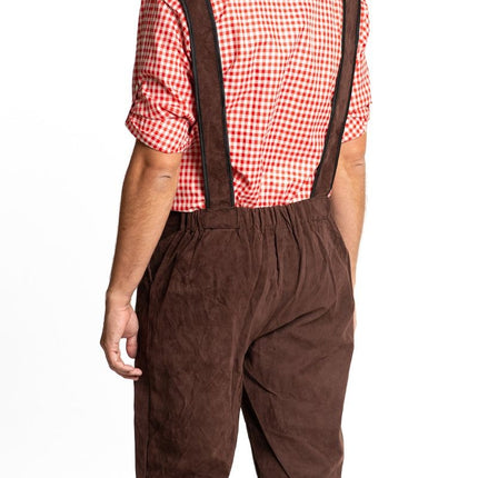 Lederhosen Lang Marron foncé