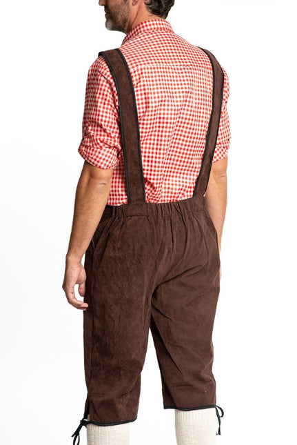 Lederhosen Lang Marron foncé