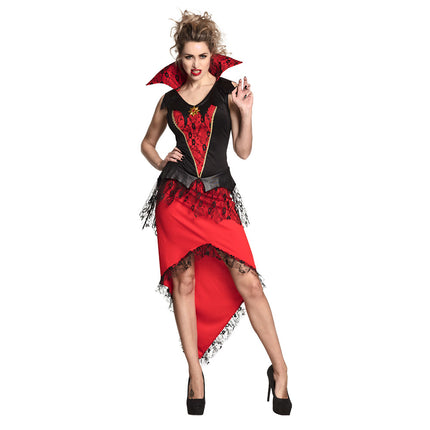 Halloween Costume de Vampire Rouge Dames