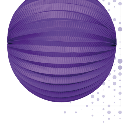 Lampion violet 25cm