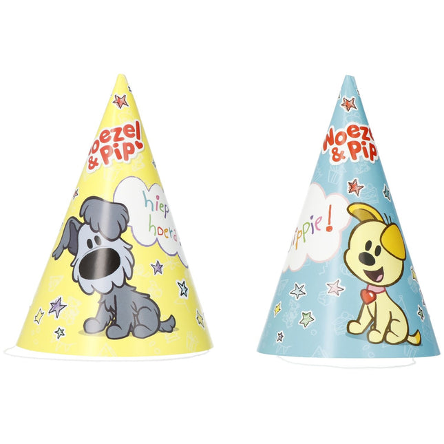 Woezel En Pip Party Hats 15.5cm 6pcs