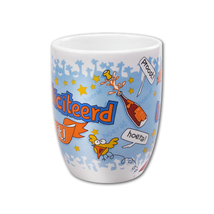 Mug Félicitations Topper 12cm