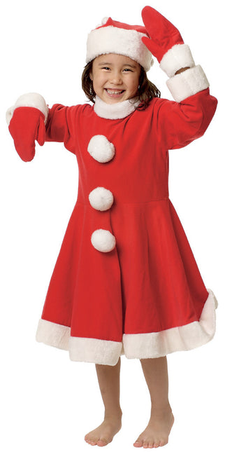 Robe de Noël Enfant Père Noël 5/6 ans