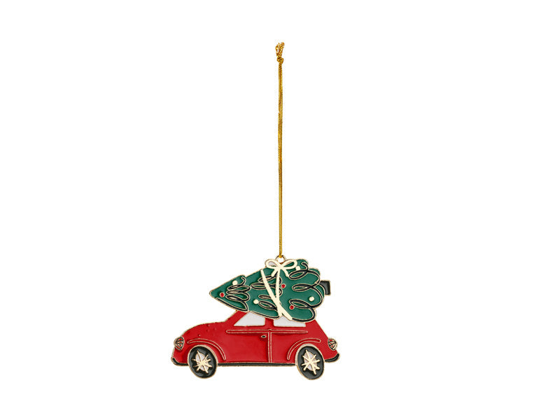 Décoration de Noël suspendue Voiture 9cm