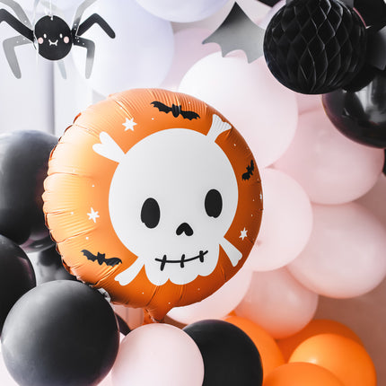 Halloween Ballon à l'hélium Tête de mort vide 45cm