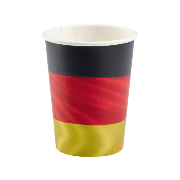 Coupe Allemagne Drapeau 250ml 8pcs