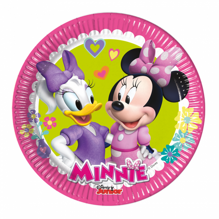 Assiettes Minni Mouse 20cm 8pcs