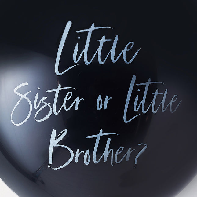 Gender Reveal Balloon Brother Or Sister 60cm