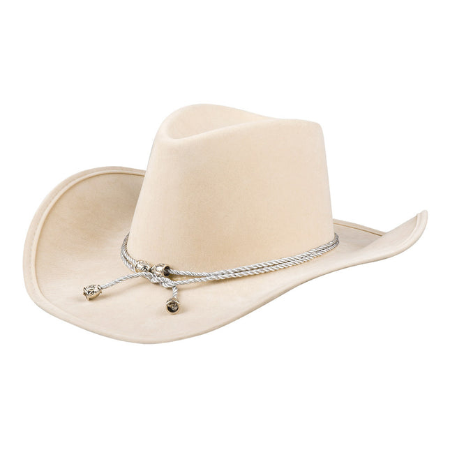 Chapeau de cow-boy beige