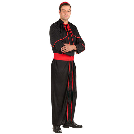 Costume de cardinal noir M/L