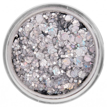 PXP Pressed Chunky Glitter Creme Silver Lining 10ml