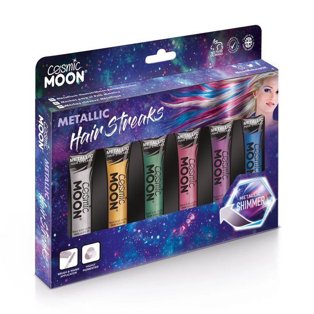 Cosmic Moon Metallic Hair Streaks Blue 15ml