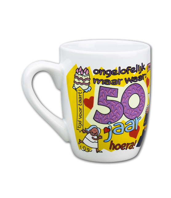 Mug 50 Years Woman 12cm