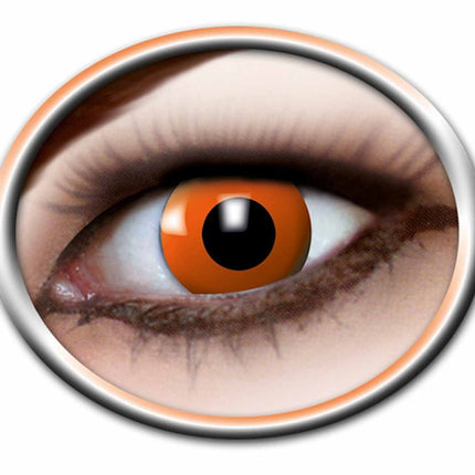 Halloween Lentilles orange 3 mois