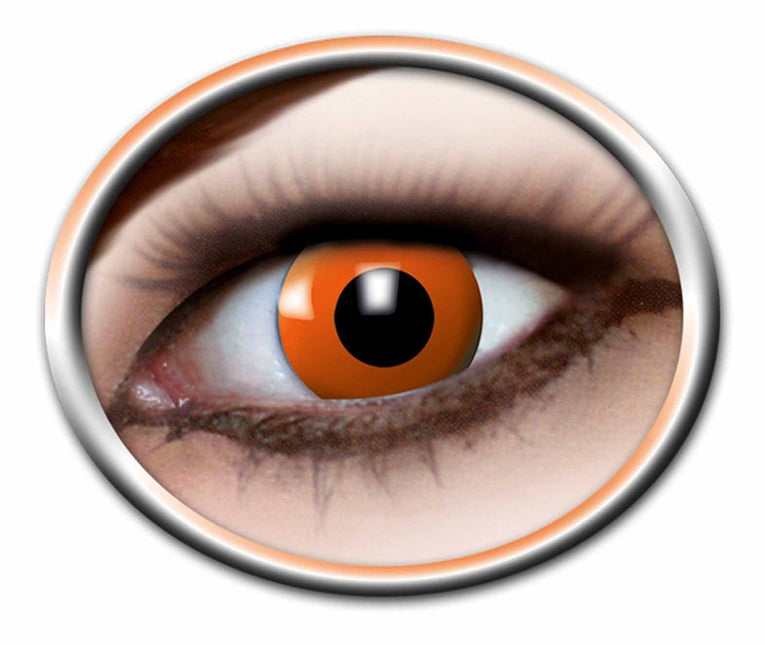 Halloween Lentilles orange 3 mois