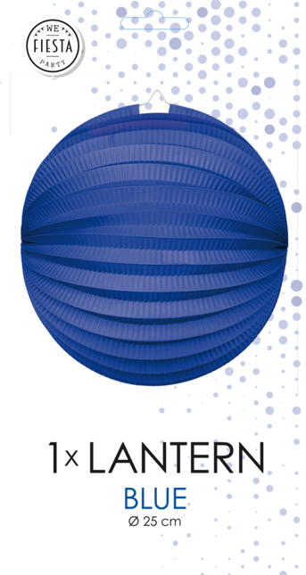 Lampion bleu 25cm