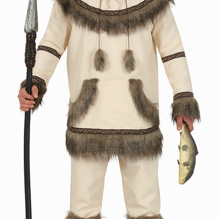 Costume d'esquimau pour homme Beige