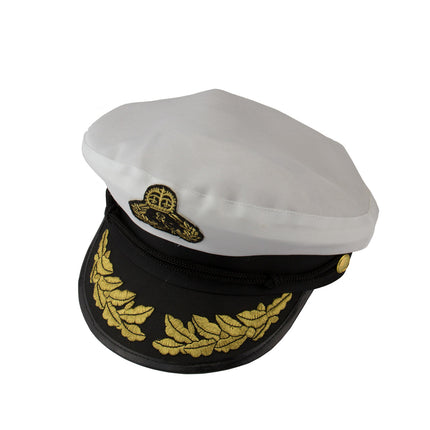 Casquette de capitaine Blanche