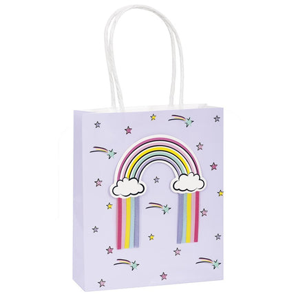 Sacs de fête Lilas Arc-en-ciel 3pcs