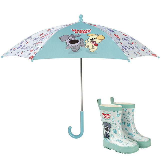 Bottes de pluie Woezel et Pip vertes