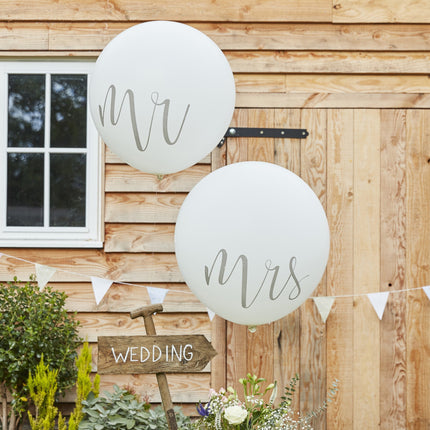 Ballons Mr & Mrs 92cm 2pcs