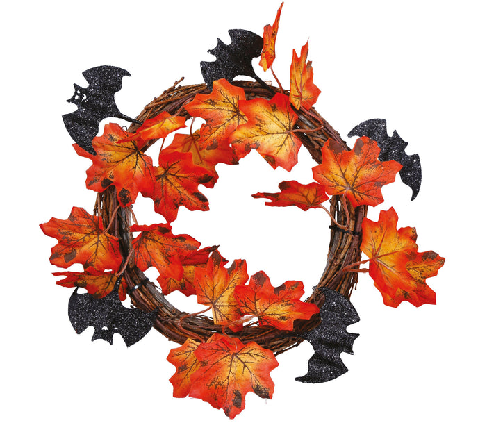 Couronne d'Halloween Feuilles 30cm