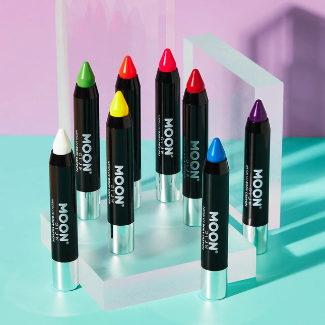 Moon Glow Pastel Neon UV Body Crayons Rose Pastel 3.2g